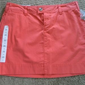 Gap Orange Mini Skirt